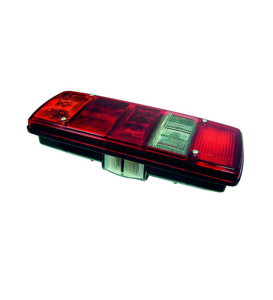 Feu pour poids lourd 5/6 fonctions universel (Mercedes, Iveco, Man, VW) - Cabochon