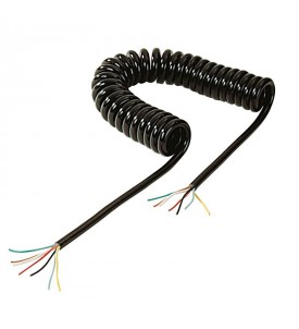 Rallonge spirale nue extensible 3,5 m - 7 x 0,75 mm²