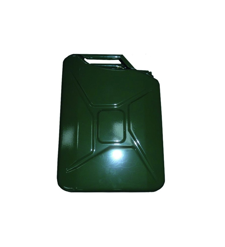 Jerrican type armée 10 litres - dim. 39 x 28 x 12 cm Jerrican type armée 10 litres - dim. 39 x 28 x 12 cm