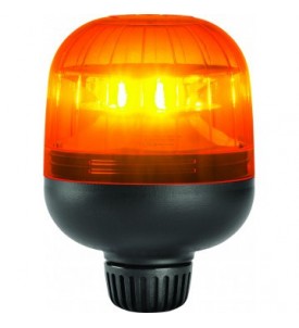 Gyrophare EUROROT tige rigide fl ash orange 12/24 V - IP55 - H. 162 mm - Ø 116 mm