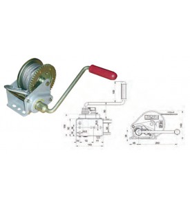 TREUIL FREINE SANS ENROULEUR AUTOMATIQUE