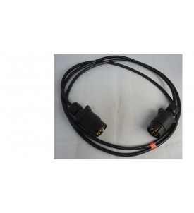 Rallonge en plastique mâle/mâle 2,50 m - 7 x 1 mm²