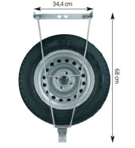 PORTE ROUE SOUS CHASSIS
