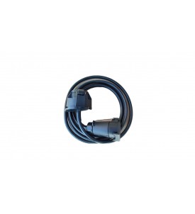Rallonge en plastique 2,50 m - 7 x 1 mm² - socle femelle/Prolongateur femelle