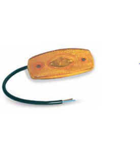 FEU DE POSITION BLANC LED + CABLE PLAT 50 CM