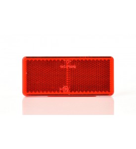 CATADIOPTRE ADHESIF RECTANGLE ROUGE