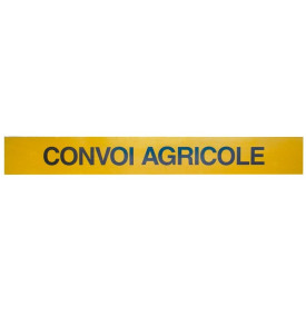 Panneau convoi agricole...