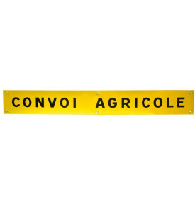 Panneau convoi agricole...