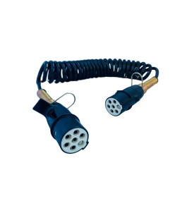 Rallonge spiralée femelle/femelle plastique 24V
