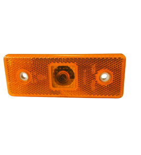 Feu latéral orange + catadioptre - A encastrer